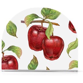 Red Apples Fruit Napkin Holder Paper Napkin Holders for Dining Tables Decor