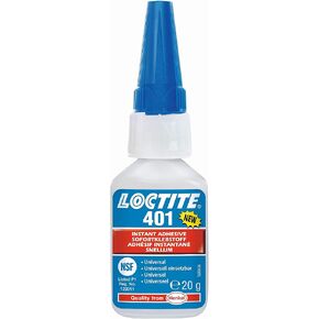 LOCTITE 401 Super Glue Instant Adhesive 20G Metal Rubber Ceramic Leather