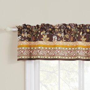 Greenland Home Barefoot Bungalow Audrey Bath Shower Curtain, Chocolate,72 x 72-inch