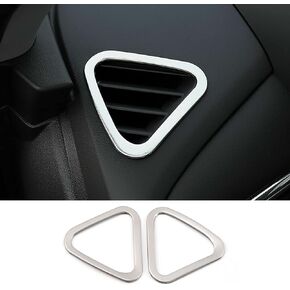 ERIDANUS Fit for Chevrolet Equinox 2018-2023 Side Dashboard Air Outlet Vent Frame Sticker Cover Trim (Black Titanium) Stainless Steel 2PCS