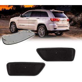 GTINTHEBOX Smoked Lens Rear Bumper Reflector Light Lamp Compatible with Jeep Grand Cherokee 2012-2018, Patriot 2013-2017, Compass 2011-2016,Dodge Journey 2012-2020, Pack of 2