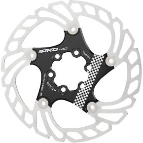 IIIPRO Bike Brake Floating Disc Rotor 140mm 160mm 180mm 203mm with 6 bolts, Mountain Bike MTB BMX Steel Aluminum Brake Disc Rotors Black Red Blue Gold Dazzle