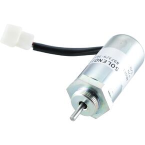 897329-5680 Fuel Shut Off Solenoid 897183-0140 185206401 MV1-18 for Kobelco SK75-8 Hitachi Excavator EX50U EX35U EX27U EX35 Isuzu Engine 3LD1 3LD2 4LE1 3LB1 4LB1 12VDC