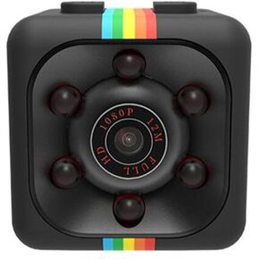Webcam Mini Camera SQ11 HD Camcorder SQ8 SQ9 Upgrade Night Vision Mini Cam 1080P Sports Mini DV Voice Video Recorder(Black)