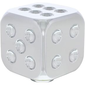 United Pacific 70605 Chrome Dice Shift Knob, Metallic