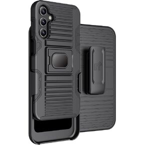 Nakedcellphone Rugged Combo for Samsung Galaxy A15 5G Case - Black in Saudi Arabia