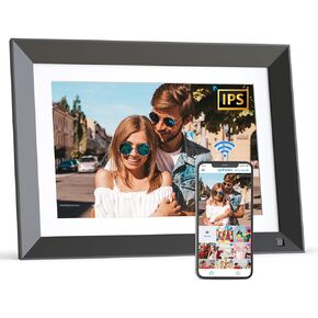 Smart Digital Frame 10.1" WiFi-Digital-Picture-Frames - IPS Touch Screen, 16GB, Motion Sensor, Auto Rotate, Slideshow, Share Photos Videos via VPhoto APP, Free Cloud, for Friend Teacher