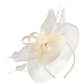 ABOOFAN Fascinator Hats for Women Tea Party Headband Headwear Wedding Cocktail Halloween Accessory Black