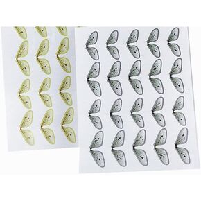 Pack of 40 Realistic Fly Tying Mayfly Wings Pre-Cut cicada Stonefly Wings Fishing Baits DIY Fly Tying Material Wings