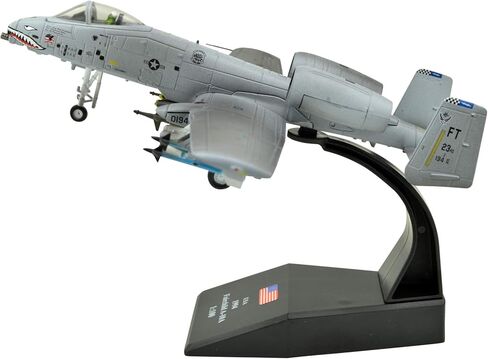 TANG DYNASTY(TM) 1:100 A-10 Thunderbolt II نموذج طائرة معدنية للهجوم الأرضي، القوات الجوية الأمريكية، نموذج طائرة عسكرية، طائرة دييكاست، للتجميع والهدايا (طلاء للطقس) in Saudi Arabia