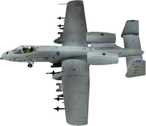 TANG DYNASTY(TM) 1:100 A-10 Thunderbolt II نموذج طائرة معدنية للهجوم الأرضي، القوات الجوية الأمريكية، نموذج طائرة عسكرية، طائرة دييكاست، للتجميع والهدايا (طلاء للطقس) in Saudi Arabia