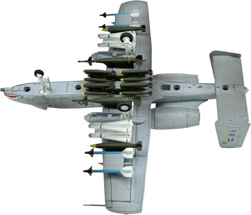 TANG DYNASTY(TM) 1:100 A-10 Thunderbolt II نموذج طائرة معدنية للهجوم الأرضي، القوات الجوية الأمريكية، نموذج طائرة عسكرية، طائرة دييكاست، للتجميع والهدايا (طلاء للطقس) in Saudi Arabia