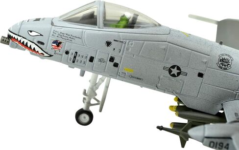 TANG DYNASTY(TM) 1:100 A-10 Thunderbolt II نموذج طائرة معدنية للهجوم الأرضي، القوات الجوية الأمريكية، نموذج طائرة عسكرية، طائرة دييكاست، للتجميع والهدايا (طلاء للطقس) in Saudi Arabia