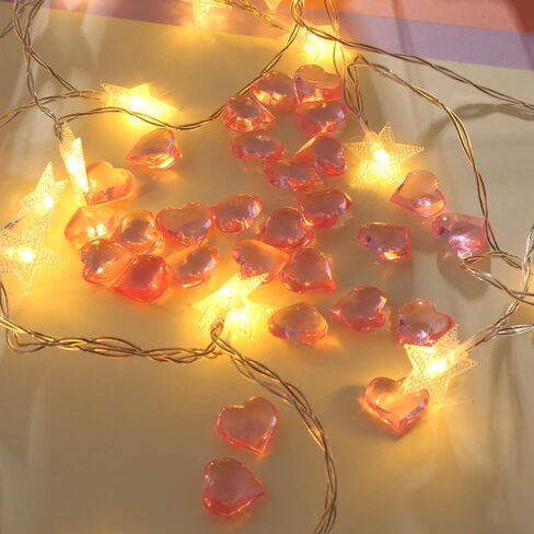 160 Pieces Acrylic Heart Decoration Valentine's Day Heart Ornaments for Vase Fillers and Table Scatter, 0.9 Inch (Red and Pink) in Saudi Arabia