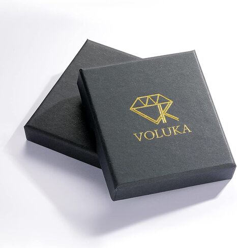VOLUKA Sterling Silver Stacking Eternity Rings Cubic Zirconia Band for Women Men 18K Gold Plated in Saudi Arabia