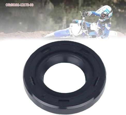 Black Crankcase Gear Shifter Shaft Oil Seal Rubber Sealing Rings for TTR125 YZ125 Blaster200 YZ85 Replaces 93101-12173-00 Shifts Shaft Oil Seal Drive Train in Saudi Arabia
