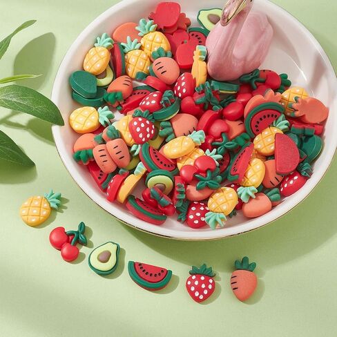 LiQunSweet 50 Pcs 10 Styles Animal Milk Tea Cup PVC Plastic Cabochons Lovely Cartoon Zoo Theme Beads Boba Milk Tea Drink Nohole Beads for DIY Craft in Saudi Arabia