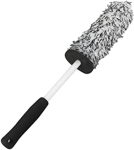 Car Wash Brush Wheel Cleaning Hub Engine Room Gap Ultra Fine Fiber Scratch Resistant (Black) in Saudi Arabia