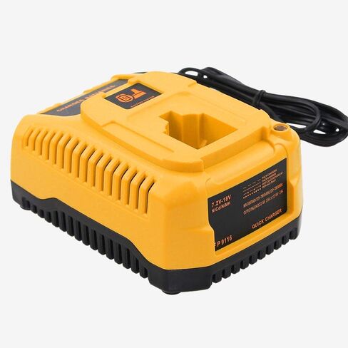 شاحن سريع DC9310 7.2 فولت - 18 فولت بديل لشاحن ديوالت 18 فولت متوافق مع بطارية ديوالت 7.2 فولت - 18 فولت Ni-Mh DW9057 DW9061 DC9071 DC9091 DC9096 DC9098 DC9099 DE9057 DW9096 DW9098 DW9099 شاحن in Kuwait