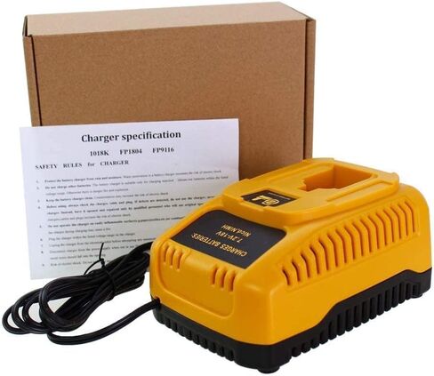 شاحن سريع DC9310 7.2 فولت - 18 فولت بديل لشاحن ديوالت 18 فولت متوافق مع بطارية ديوالت 7.2 فولت - 18 فولت Ni-Mh DW9057 DW9061 DC9071 DC9091 DC9096 DC9098 DC9099 DE9057 DW9096 DW9098 DW9099 شاحن in Kuwait