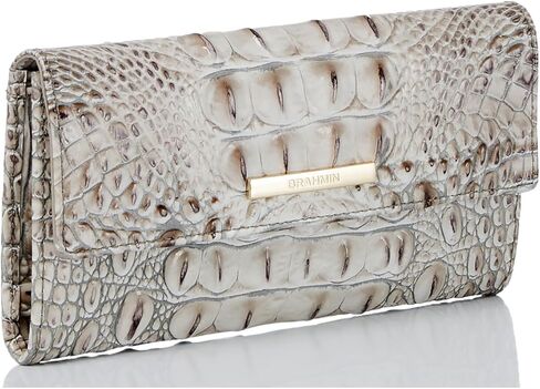 Brahmin Women's Cordelia Wallet, Fairest Grey Melbourne in Kuwait