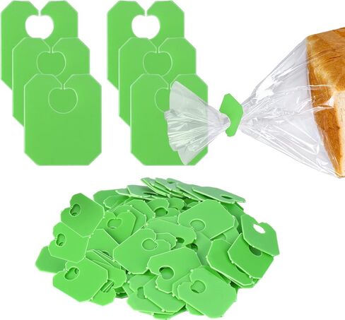 Reusable Plastic Bread Clips Keep Your Food Fresh，Also usable as Cable Management Labels - 7/8 x 1 inches - 100 Pieces in Saudi Arabia