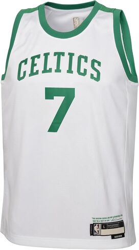 قميص Jaylen Brown Boston Celtics White #7 للأطفال الشباب 8-20 من الخشب الصلب الكلاسيكي in Kuwait