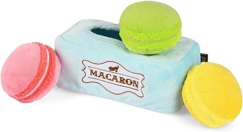 يلعب. ألعاب قطيفة لطيفة للكلاب - لعبة مضغ متينة تصدر صوت صرير تحت عنوان مقهى الطعام، رائعة للجراء وسلالات الكلاب الصغيرة والمتوسطة والكبيرة - قابلة للغسل في الغسالة، مواد معاد تدويرها (Pup Cup Cafe Cinna-bone) in Kuwait