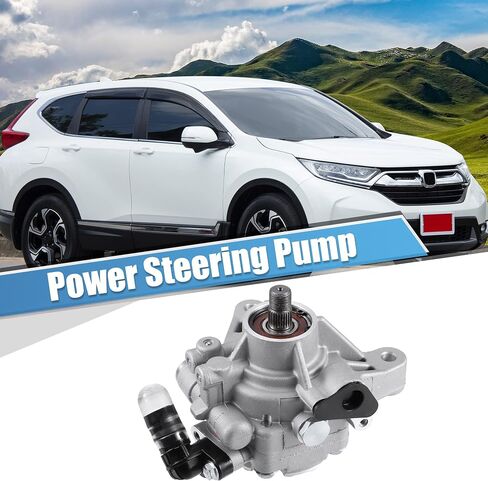مضخة توجيه كهربائية X AUTOHAUX لهوندا أكورد 2006-2007 لهوندا CR-V 2005-2011 لـ Acura TSX 2.4L 2006-2008 لـ Acura RSX لمضخة مساعدة الطاقة Honda Element بدون بكرة 56110-RAA-A04 in Saudi Arabia