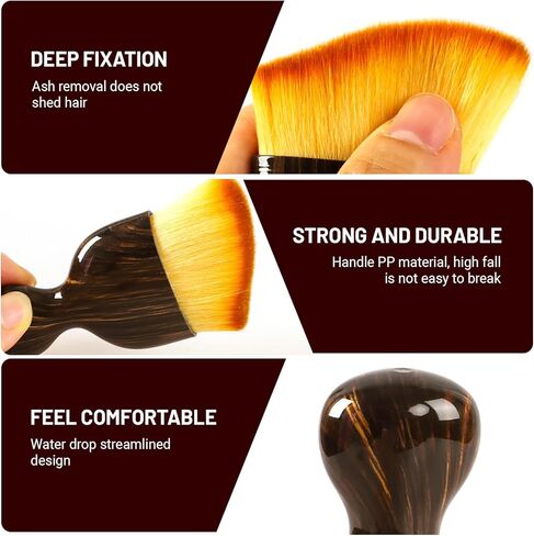 فرشاة تفصيل داخلية للسيارة من كافيك، فرشاة غبار ناعمة من الخشب الخشن، فرشاة تنظيف السيارة، أداة غبار للوحة قيادة السيارة، وفتحات مكيف الهواء، والجلود، والكمبيوتر (عبوة واحدة) in Kuwait