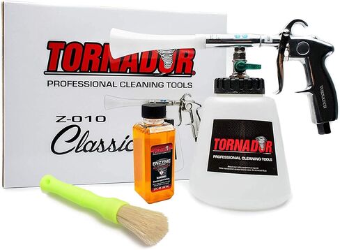 مجموعة أدوات التنظيف الاحترافية الكلاسيكية Z-010 مع 2 أونصة. منظف ​​إنزيم وفرشاة Grime Grabber لتفصيل شعر الخنزير in Kuwait