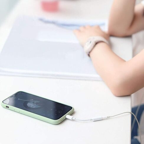 [Apple MFi Certified] Lightning to 3.5 mm Headphone Jack Adapter, 2 Pack for iPhone 3.5mm Headphone/Earphone Audio Aux Adapter Dongle for iPhone 14/13/12/11/SE 2020/XS/XR/X/8/7/iPad, Support iOS 17 in Kuwait