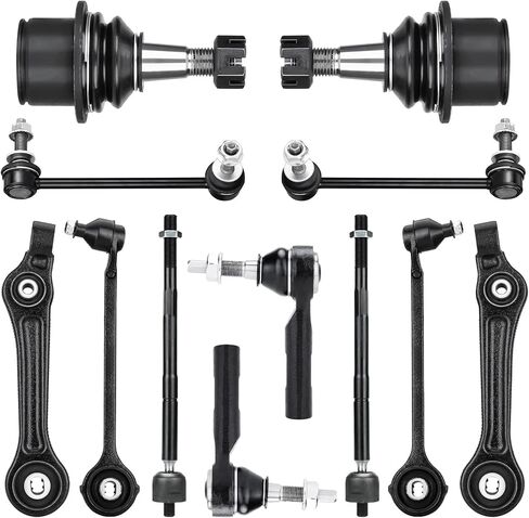 طقم ذراع التحكم الأمامي العلوي والسفلي مع مفصل كروي يسار ويمين طقم تعليق خلفي للأمام لـ 2011 2012 2013 2014 2015 2016 2017 طرازات كرايسلر 300 دودج تشالنجر تشارجر RWD in Kuwait