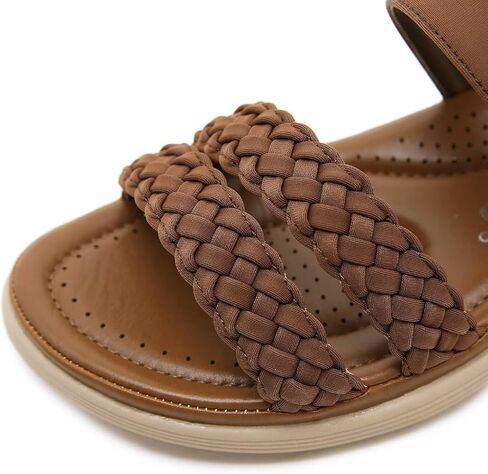Women's Flat Sandals Ankle Strap Open Toe Summer Braided Sandal Beach Comfortable Platform Outdoor Slingback Dress Shoes in Saudi Arabia