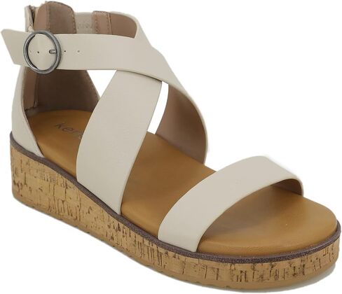 kensie Women's Posie Flat Sandal in Saudi Arabia