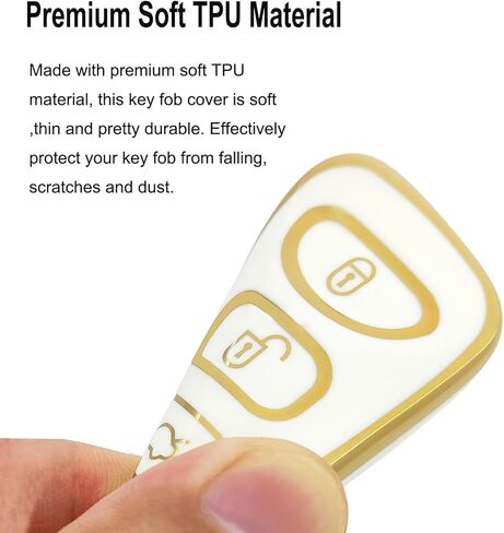 غطاء مفتاح فوب لشركة هيونداي لينة TPU مفتاح فوب حامل حامي متوافق مع هيونداي إلنترا أكسنت سوناتا كيا أوبتيما الملحقات مع سلسلة المفاتيح in Kuwait