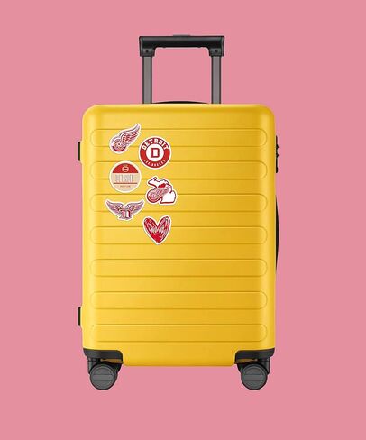 29 PCS Set of Detroit Vinyl Red Wings Stickers Pack Detroit Decal Red Wings 2-2.5 inches in Kuwait