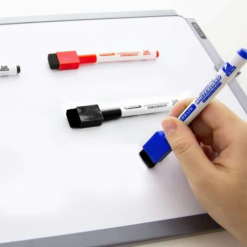 BAZIC Magnetic Dry Erase Marker, Fine Tip Assorted Colors, Whiteboard Pen Marcador, White Board Low Odor Markers, Office School Supplies (3/Pack), 1-Pack in Saudi Arabia