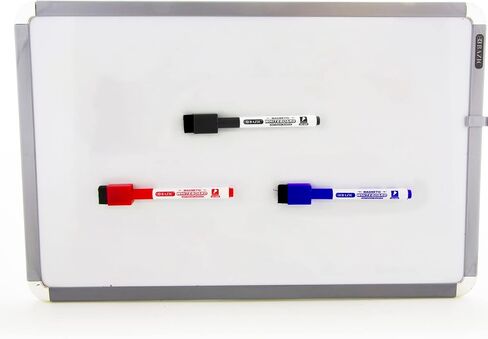 BAZIC Magnetic Dry Erase Marker, Fine Tip Assorted Colors, Whiteboard Pen Marcador, White Board Low Odor Markers, Office School Supplies (3/Pack), 1-Pack in Saudi Arabia