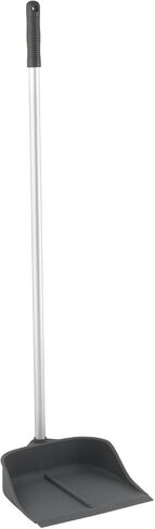 Silicone Dust Pan with Handle Commercial Lobby Dustpan with Long Handle Stand Up Dustpan, 35" Aluminum Long Handle, by Superio in Saudi Arabia