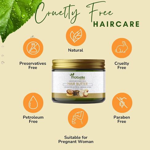 Moisture Enriching Hair Butter for Softer Moisturized Type 4 Natural Hair - For Shining & Radiant Hair, Softens Hair with Shea butter, Argan Oil, Rosemary in Saudi Arabia