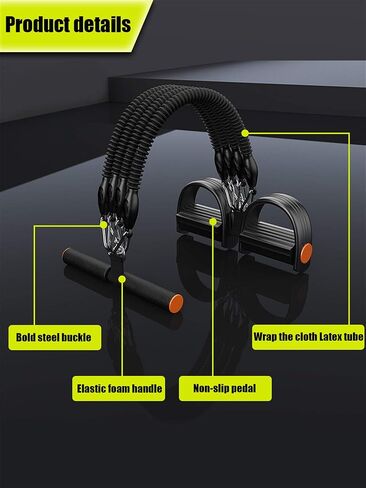Pedal Resistance Band Set,Exercise Bands with Handles, Elastic Pull Rope for Waist,Arm,Leg Training, Multi Function Rope Equipment for Home Fitness in Saudi Arabia