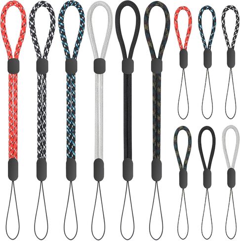 حبل لحزام معصم اليد، نايلون ملون قابل للتعديل للهاتف المحمول، كامارا، محرك فلاش USB، شارة بطاقة اسم الهوية in Kuwait