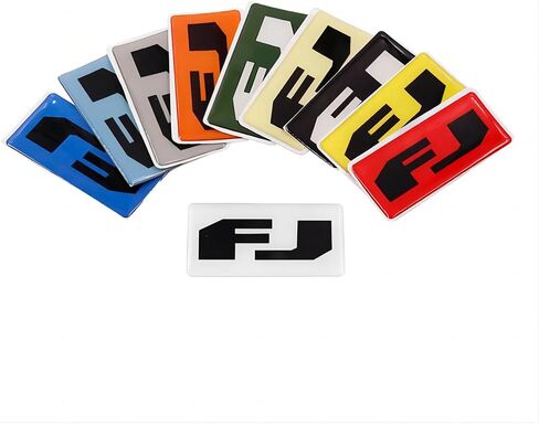 Car Interior Crystal Stickers for Toyota FJ Cruiser 2007-2023 Center Console Gear Shift Panel Cover Stickers Black FJ Logo Patch Interior Accessories in Saudi Arabia