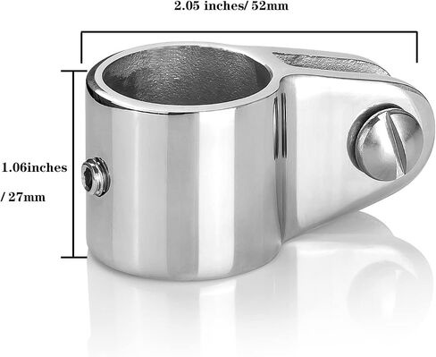 Marine Bimini Top Jaw Slide 316 Stainless Steel Fit for 1 inch or 7/8 inch Round Tube, Heavy Duty, Boat Bimini Top Hardware(4-Pack) in Saudi Arabia