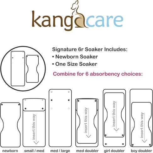 Kanga Care Rumparooz 10 Pack Microfiber 6R Soaker in Saudi Arabia