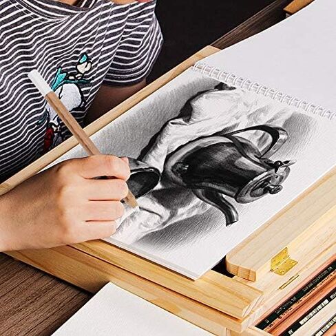 2 حزمة من أقلام الرصاص العامة للرسم الفحمي الأبيض، أقلام تمييز بيضاء للرسم والرسم بالقلم الرصاص، لوازم فنية من الفحم، أقلام رصاص خشبية بيضاء للفنانين والمشاريع الفنية المبتدئين in Kuwait