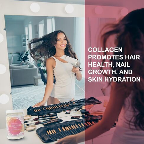 Strong + Sexy Fit Collagen Peptides Plus Powder with Hyaluronic Acid and Vitamin C, Women's Hair, Skin, Nails and Joint Support Supplement, Grass Fed Bovine Collagen, Cinnamon Dulce, 20-40 Svg in Saudi Arabia