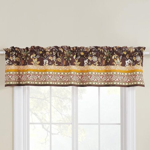 Greenland Home Barefoot Bungalow Audrey Bath Shower Curtain, Chocolate,72 x 72-inch in Saudi Arabia