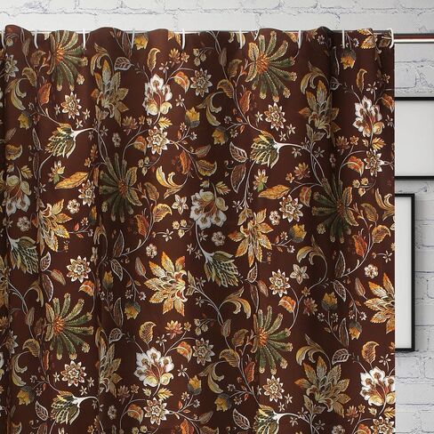 Greenland Home Barefoot Bungalow Audrey Bath Shower Curtain, Chocolate,72 x 72-inch in Saudi Arabia